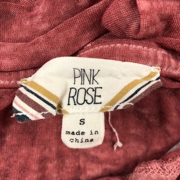 Women’s Pink Rose Hoodie - Picture 2 of 3